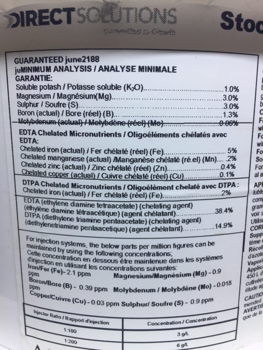 stock tank mix micronutrient mix