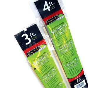 MONDI BAMBOO STAKES (Pkg of 25) 4' 8MM