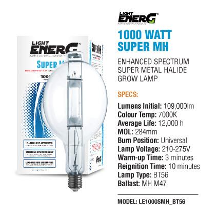L E Super MH 1000 Watt
