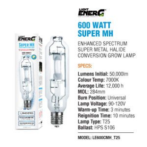 L.E Super MH 600 Watt