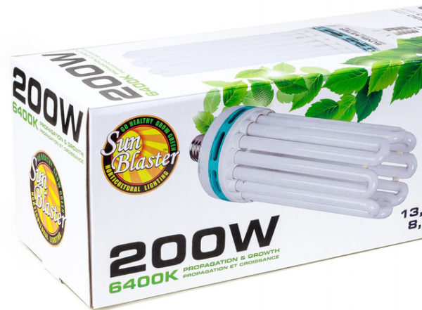SunBlaster 200W Compact Fluorescents