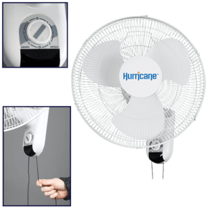 Hurricane Classic Wall Mount Fan