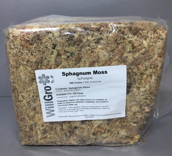 WillGro Sphagnum Moss 500 gram