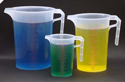 heavy duty food-safe polypropylene measuring cup
