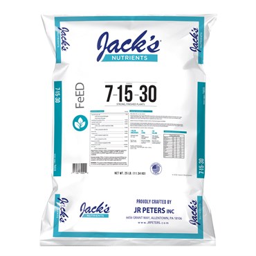 Jack's Nutrients 7-15-30 Finish