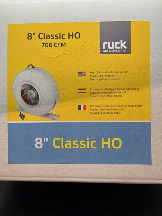 Ruck 8inch classic HO 766cfm