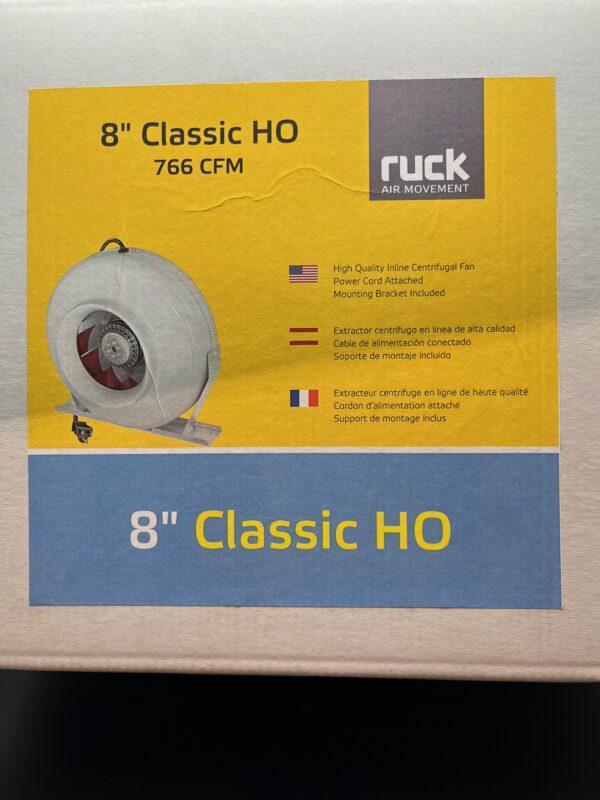 Ruck 8inch classic HO 766cfm