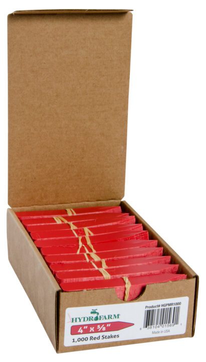 Red Colored plant Labels