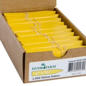 Yellow Colored plant Labels