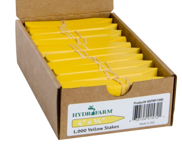 Yellow Colored plant Labels